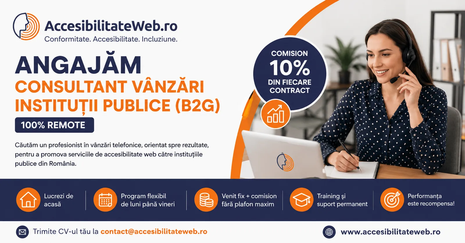 Audit Accesibilitate Web profesional conform WCAG 2.1 (Nivel AA) & Legea 232/2022