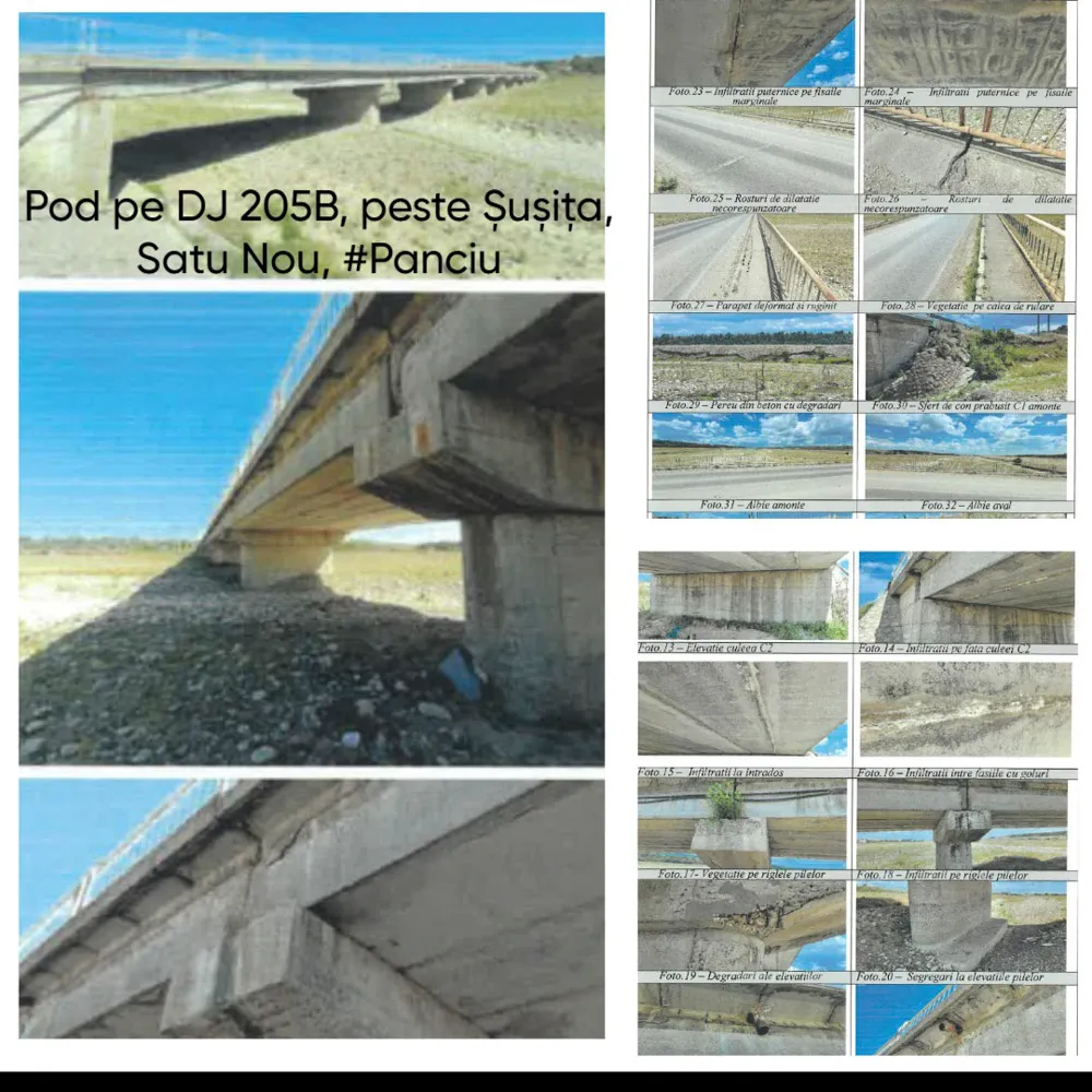 Poduri în stare critică | Rezolvăm probleme amânate ani de zile: au fost semnate contractele, lucrările de construire și consolidare încep în curând